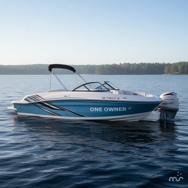 Slide: The Image of Bayliner VR6 Bowrider OB 2022 - 2