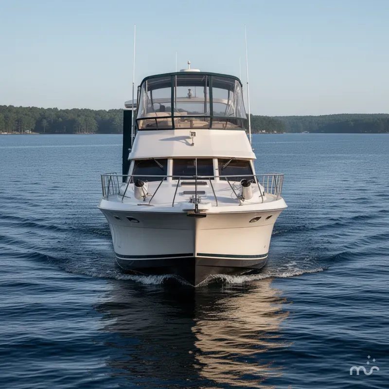 Slide: The Image of Silverton 34 Aft Cabin Motor Yacht 1995 - 1