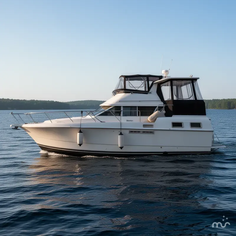 Slide: The Image of Silverton 34 Aft Cabin Motor Yacht 1995 - 2