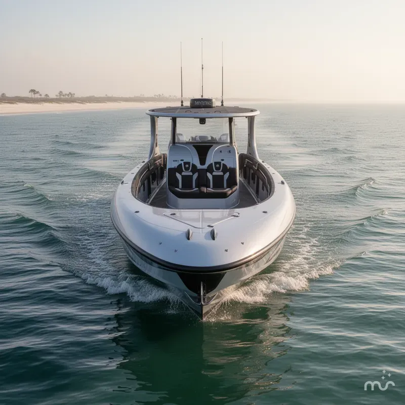 Slide: The Image of Mystic Powerboats M4200 2027 - 1