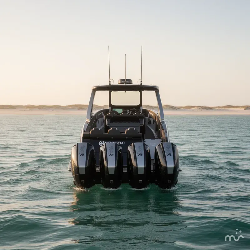 Slide: The Image of Mystic Powerboats M4200 2027 - 3