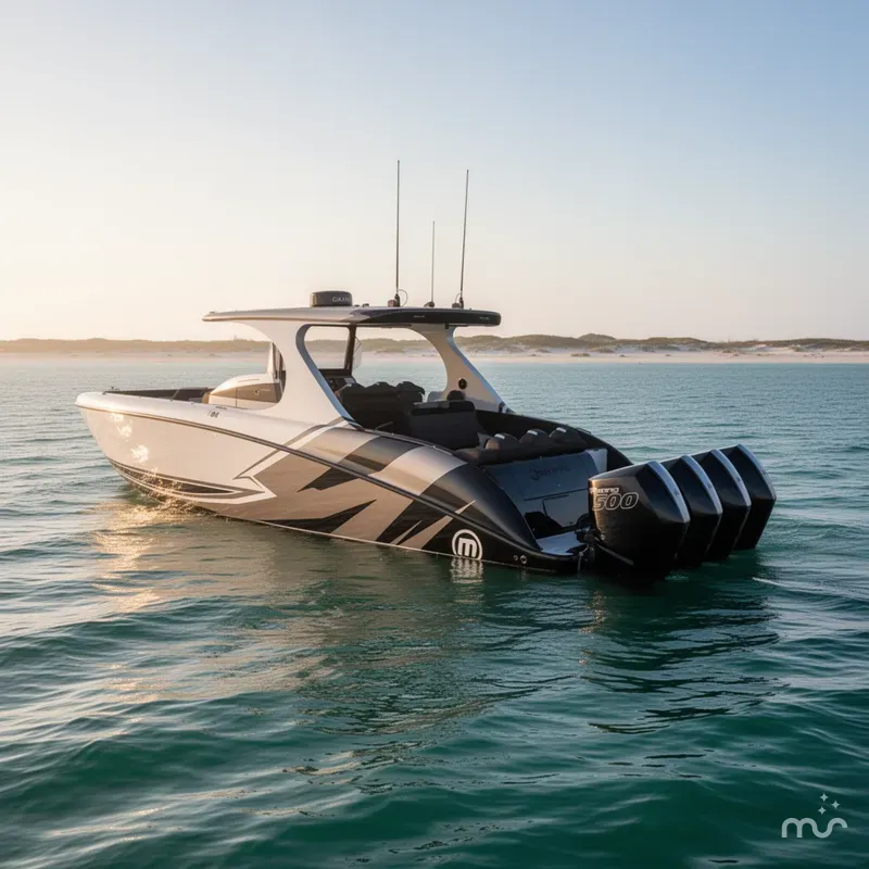 Slide: The Image of Mystic Powerboats M4200 2027 - 4