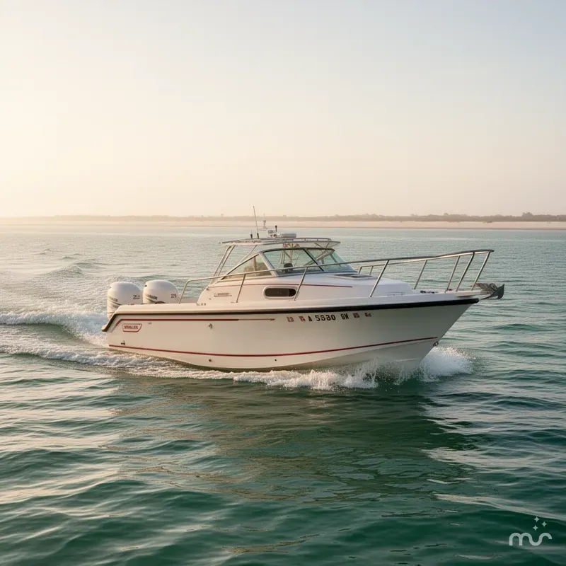 Slide: The Image of Boston Whaler 21 Conquest 1998 - 4