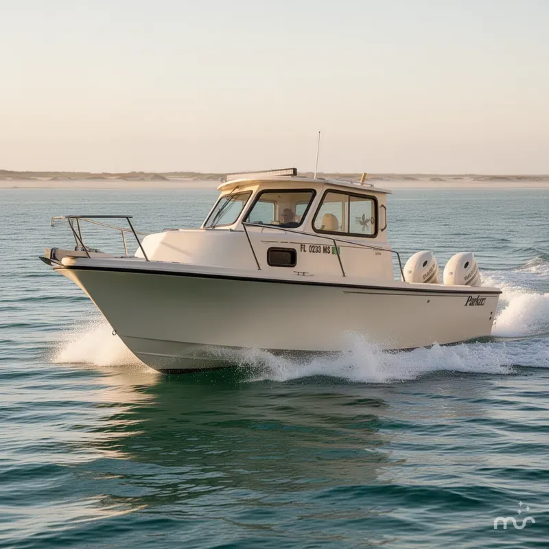 Slide: The Image of Parker Marine 2320 Sport Cabin 2001 - 4