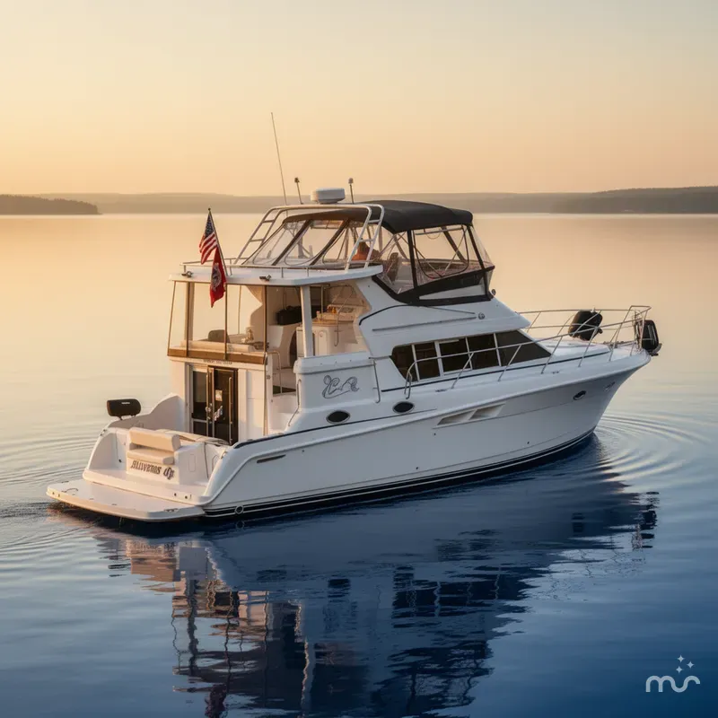 The Image of Silverton 442 Cockpit Motor Yacht 1996 - 0