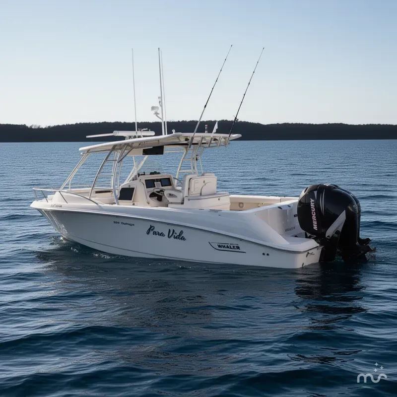 Slide: The Image of Boston Whaler 320 Outrage Cuddy Cabin 2007 - 2