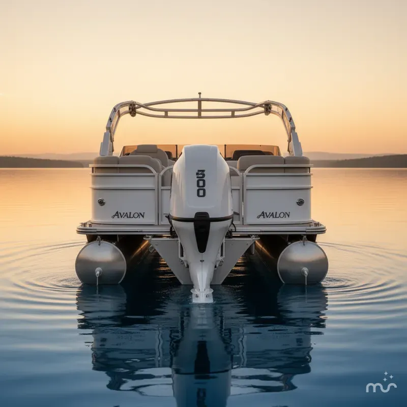 Slide: The Image of Avalon Catalina Quad Lounger Windshield 27 FT 2026 - 3