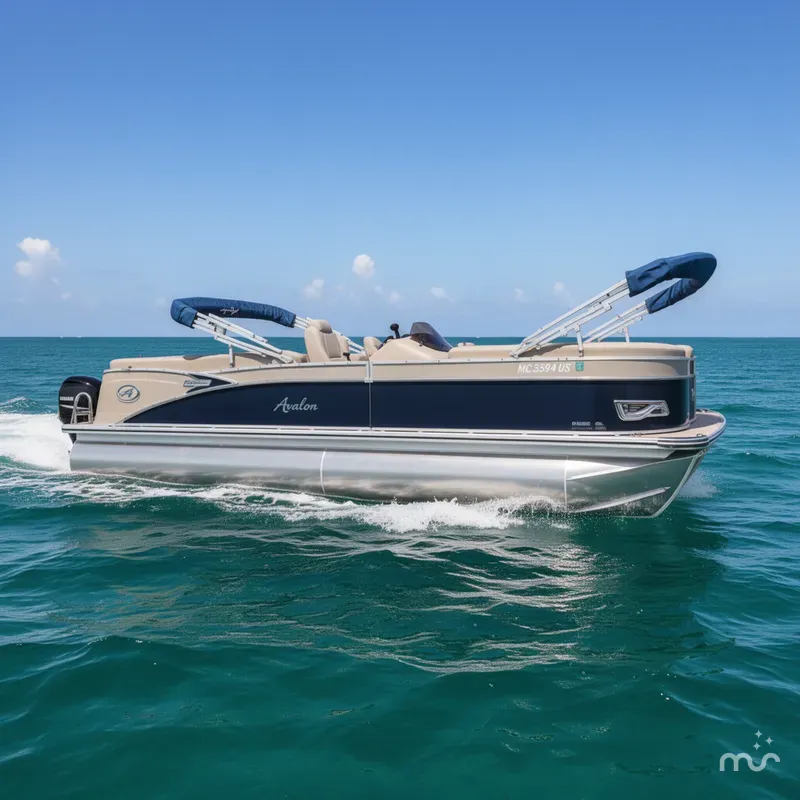 The Image of Avalon Catalina 2585 Quad Lounger Tritoon 2022 - 0