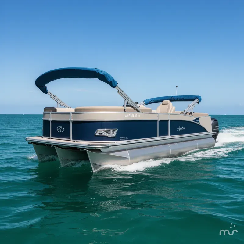 Slide: The Image of Avalon Catalina 2585 Quad Lounger Tritoon 2022 - 2