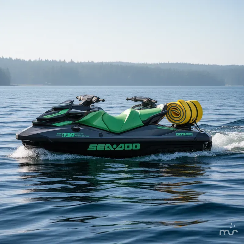 Slide: The Image of Sea-Doo GTI SE 130 Tech Package, Audio, iDF, iBR 2026 - 4