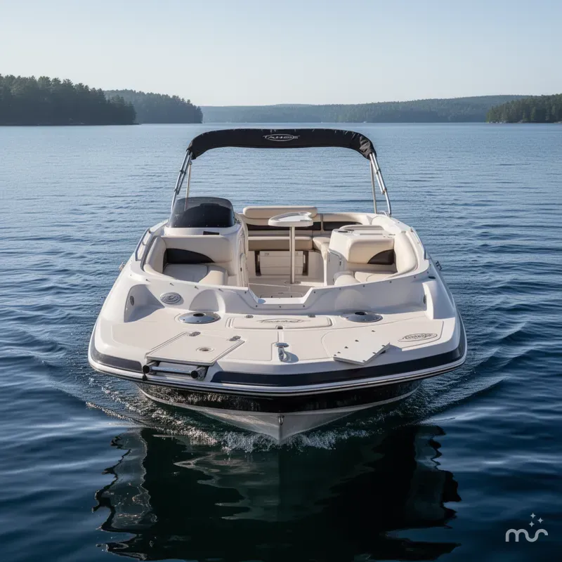 Slide: The Image of Tahoe 215 Xi Deck Boat & 220HP Mercruiser V8 2011 - 1