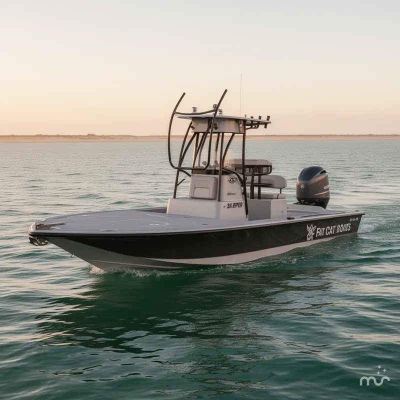 Slide: The Image of Fat Cat Boats 25 Sniper 2016 - 2