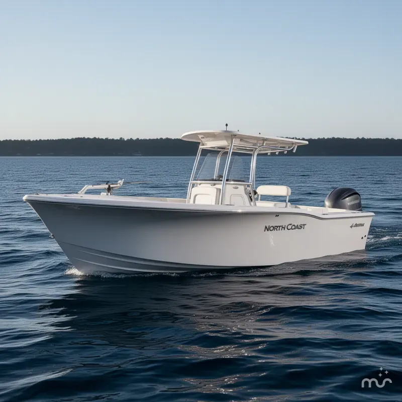 Slide: The Image of North Coast 230 Center Console 2026 - 2