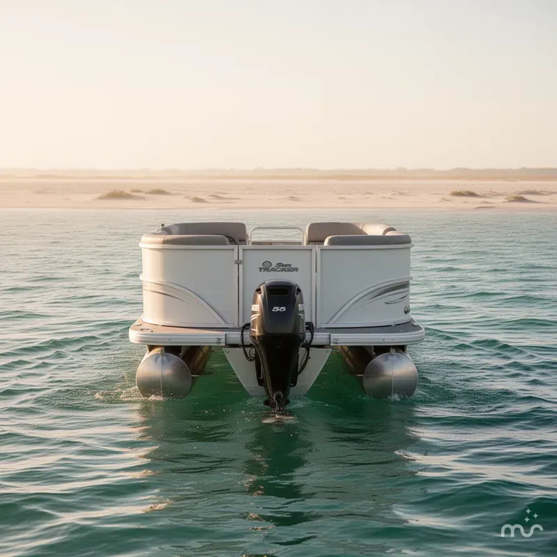Slide: The Image of Sun Tracker Party Barge 20 DLX 2026 - 3