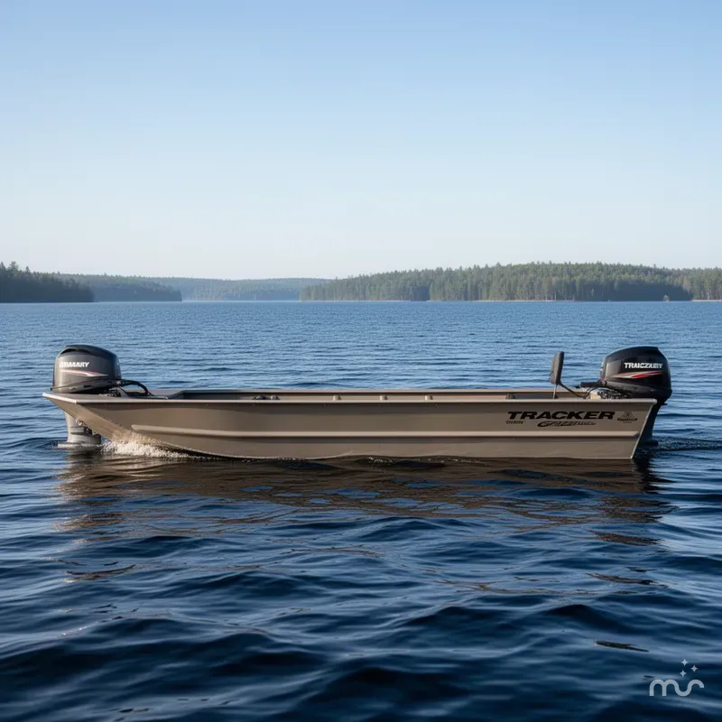 Slide: The Image of Tracker Grizzly 1754 Utility 2026 - 2