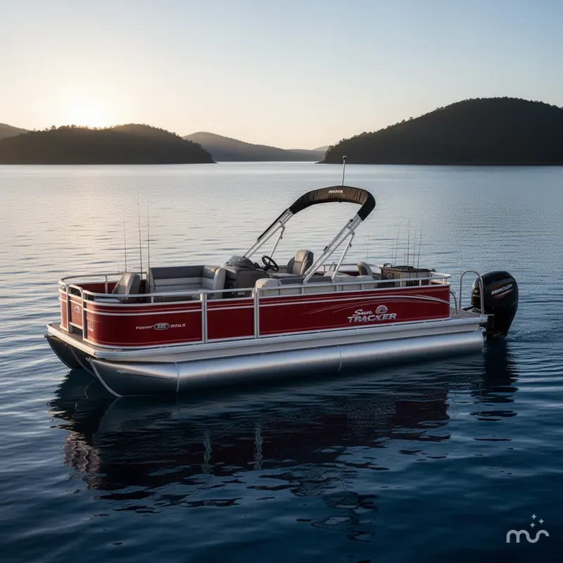 The Image of Sun Tracker Fishin' Barge 22 DLX 2026 - 0