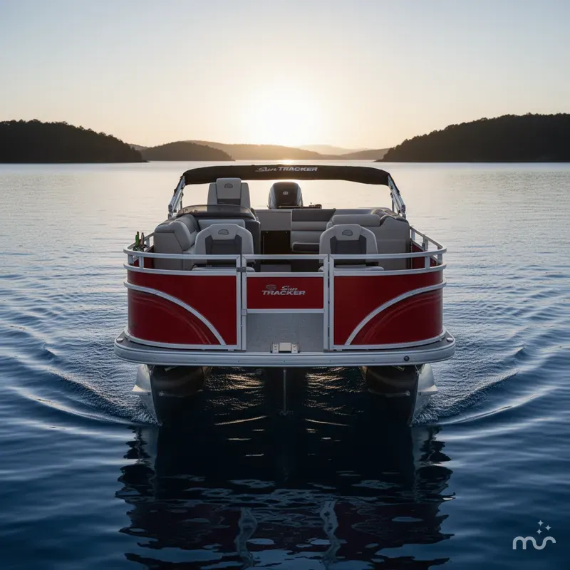 Slide: The Image of Sun Tracker Fishin' Barge 22 DLX 2026 - 1