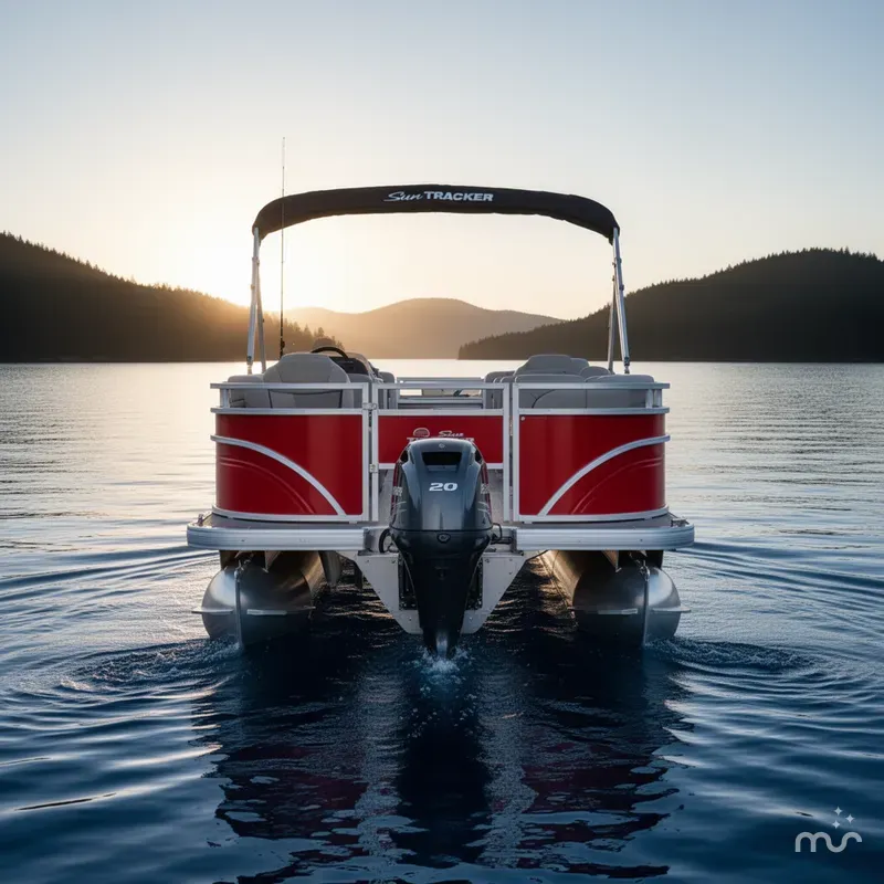 Slide: The Image of Sun Tracker Fishin' Barge 22 DLX 2026 - 3