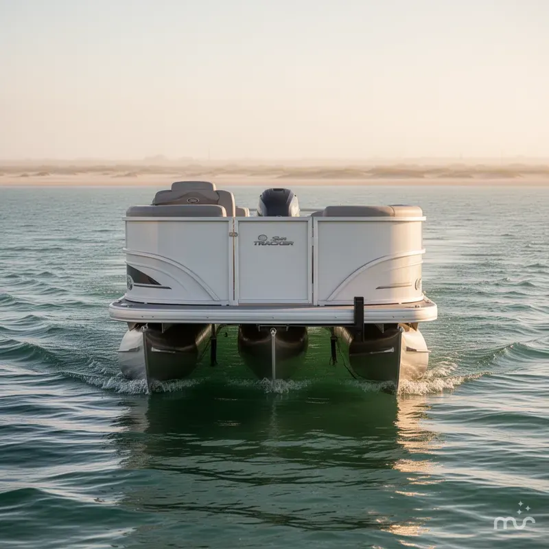 Slide: The Image of Sun Tracker Party Barge 20 DLX 2026 - 1