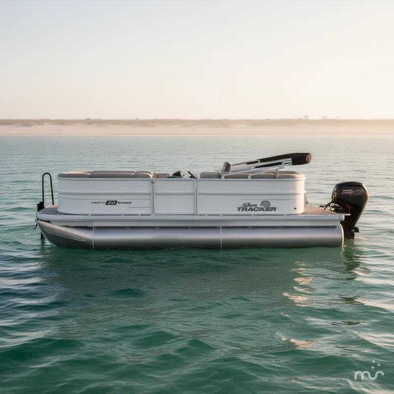 Slide: The Image of Sun Tracker Party Barge 20 DLX 2026 - 2