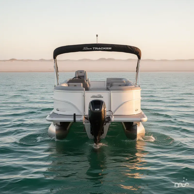 Slide: The Image of Sun Tracker Party Barge 20 DLX 2026 - 3