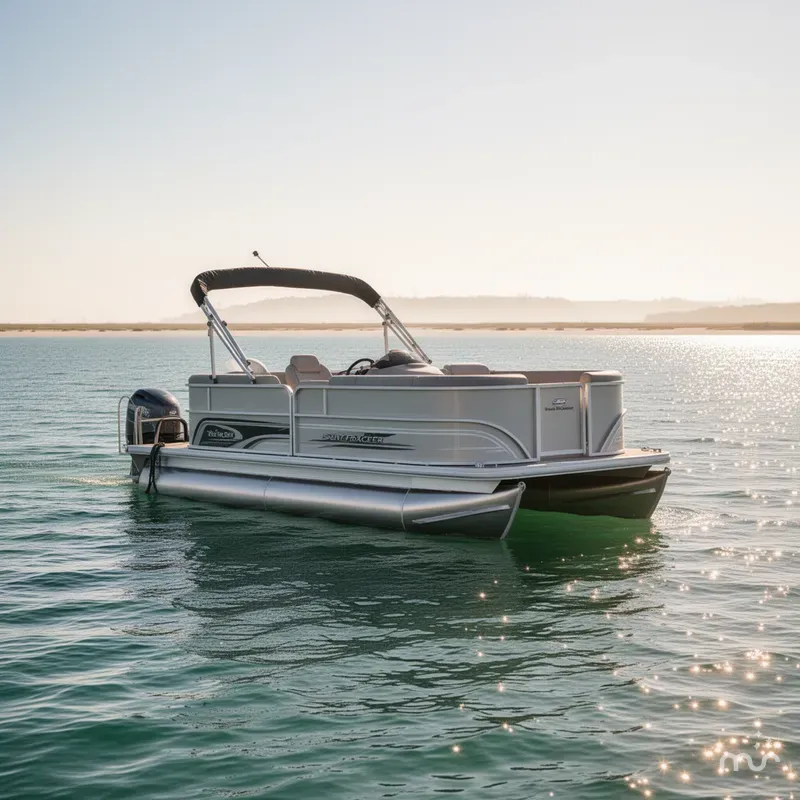 Slide: The Image of Sun Tracker Party Barge 20 DLX 2026 - 4