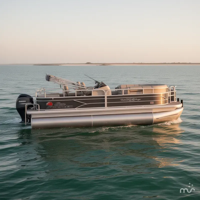 The Image of Sun Tracker Fishin' Barge 22 DLX 2016 - 0