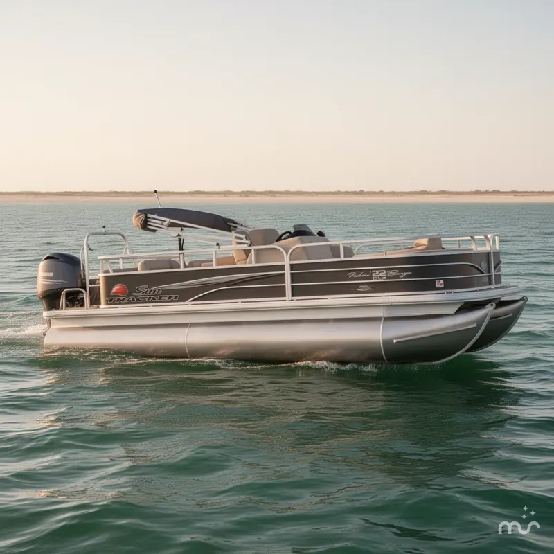 Slide: The Image of Sun Tracker Fishin' Barge 22 DLX 2016 - 2
