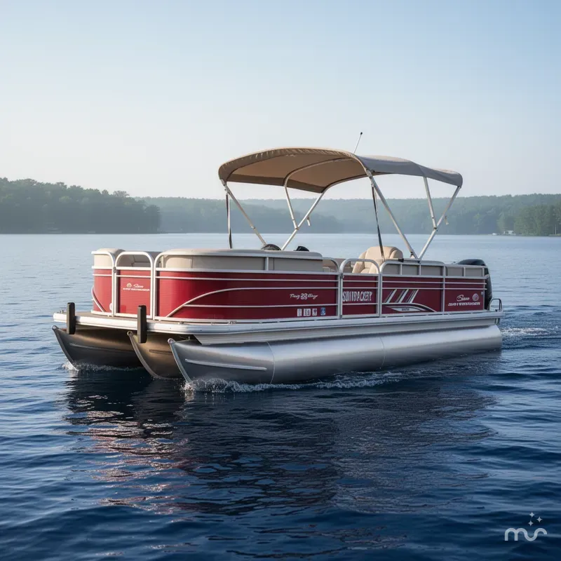 Slide: The Image of Sun Tracker Party Barge 240 2022 - 2
