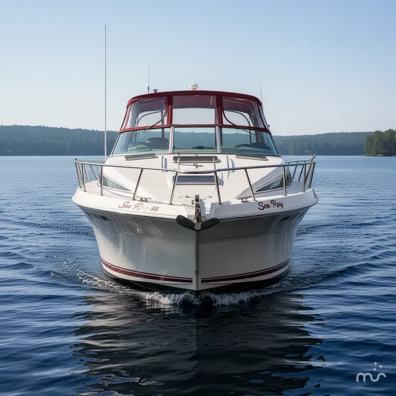Slide: The Image of Sea Ray 310 Express Cruiser 1990 - 1