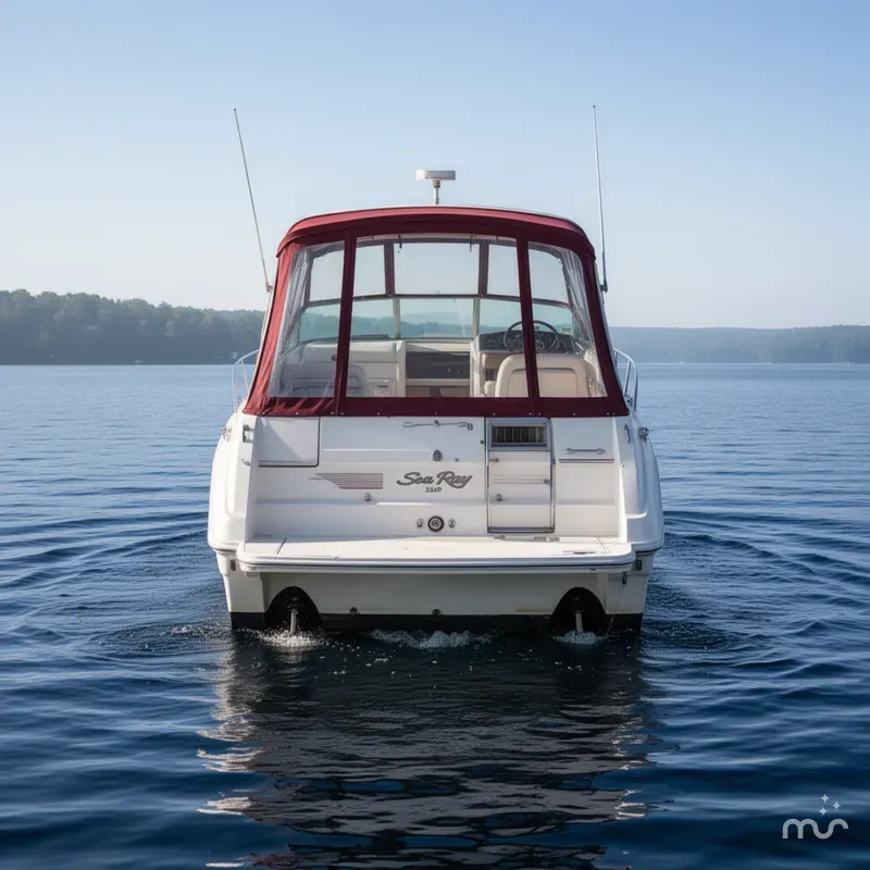 Slide: The Image of Sea Ray 310 Express Cruiser 1990 - 3