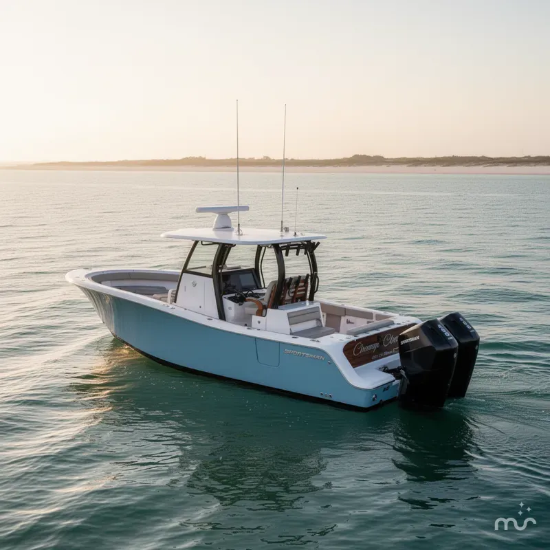 Slide: The Image of Sportsman Open 322 Center Console 2023 - 2