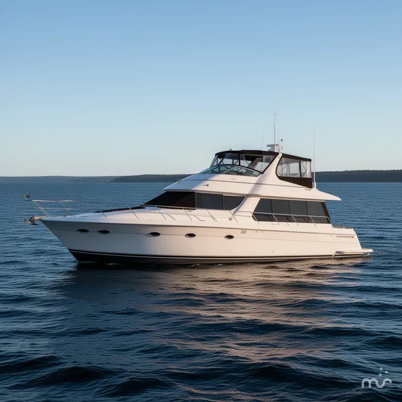 Slide: The Image of Carver Yachts 570 Voyager Pilothouse 2002 - 2