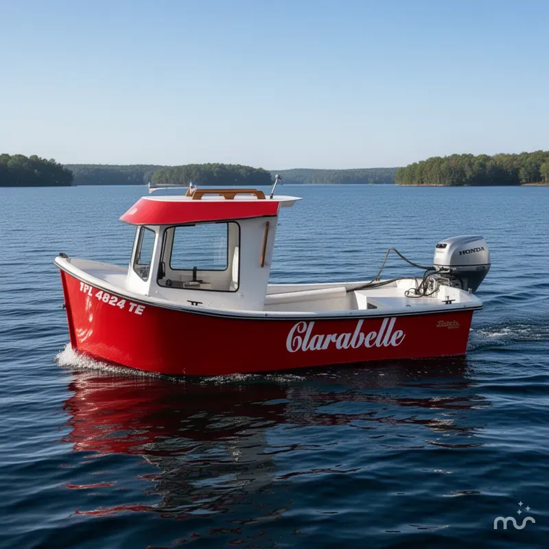 Slide: The Image of 12' TINY TUG BOAT CATCH BOATS 2022 - 2