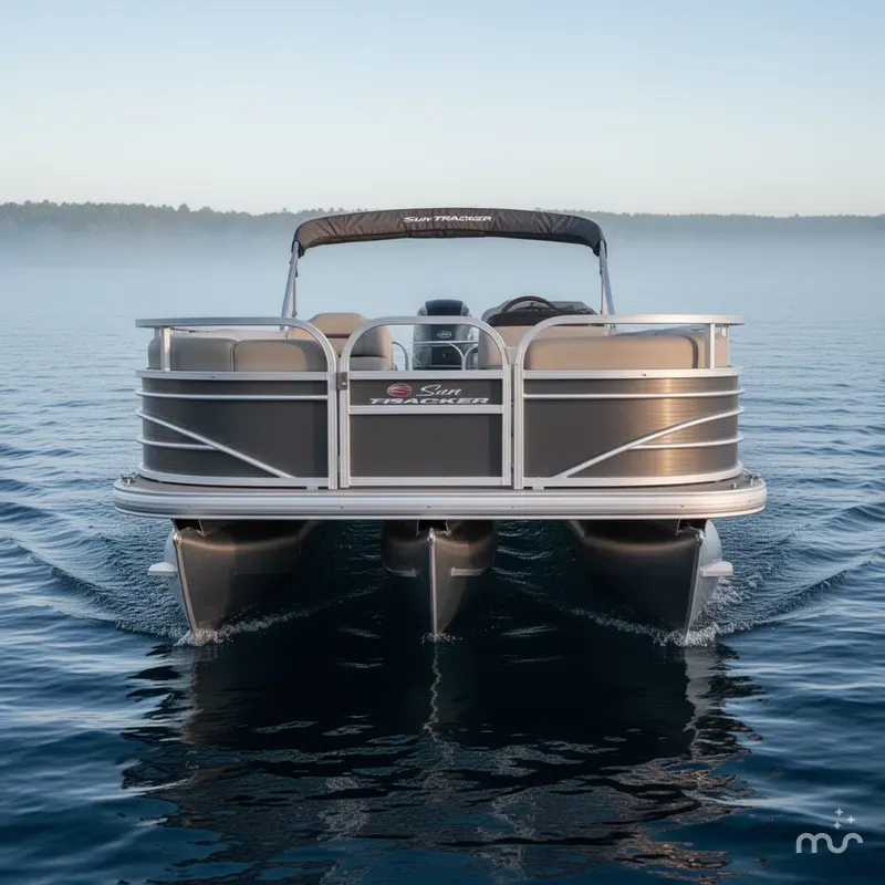 Slide: The Image of Sun Tracker Fishin' Barge 22 DLX 2021 - 1