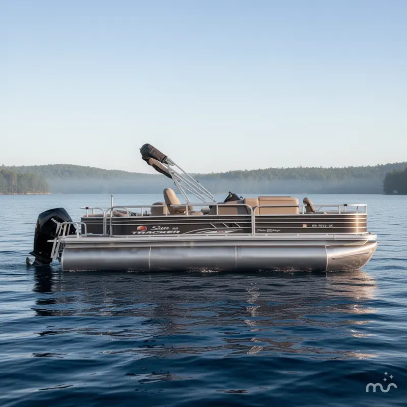 Slide: The Image of Sun Tracker Fishin' Barge 22 DLX 2021 - 2