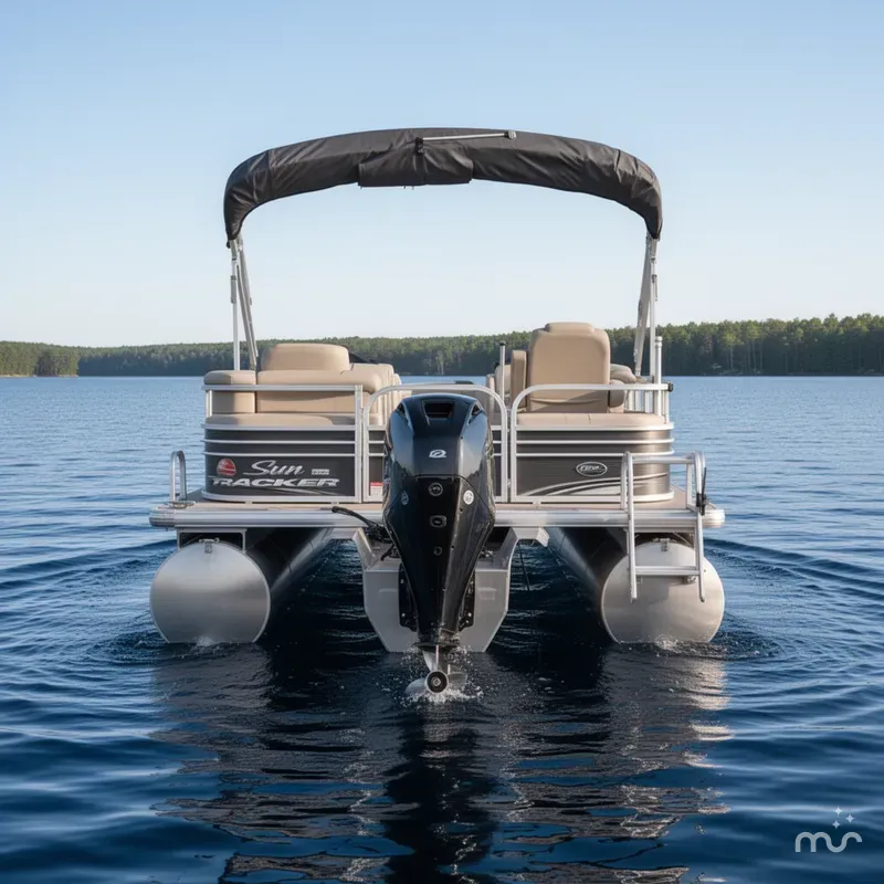 Slide: The Image of Sun Tracker Fishin' Barge 22 DLX 2021 - 3
