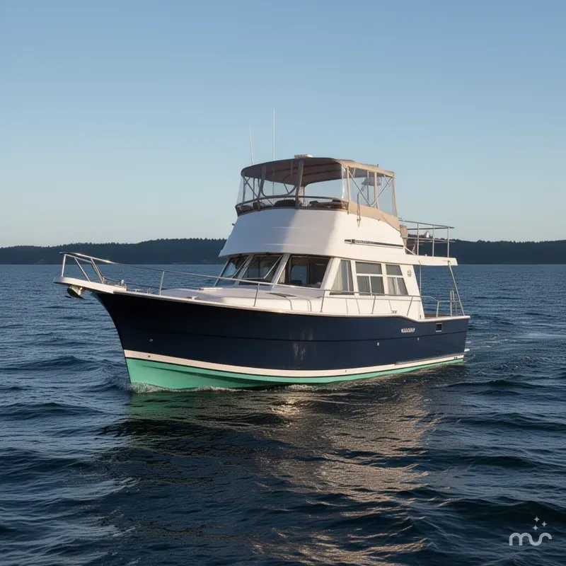 Slide: The Image of Mainship 390 Trawler 2002 - 2
