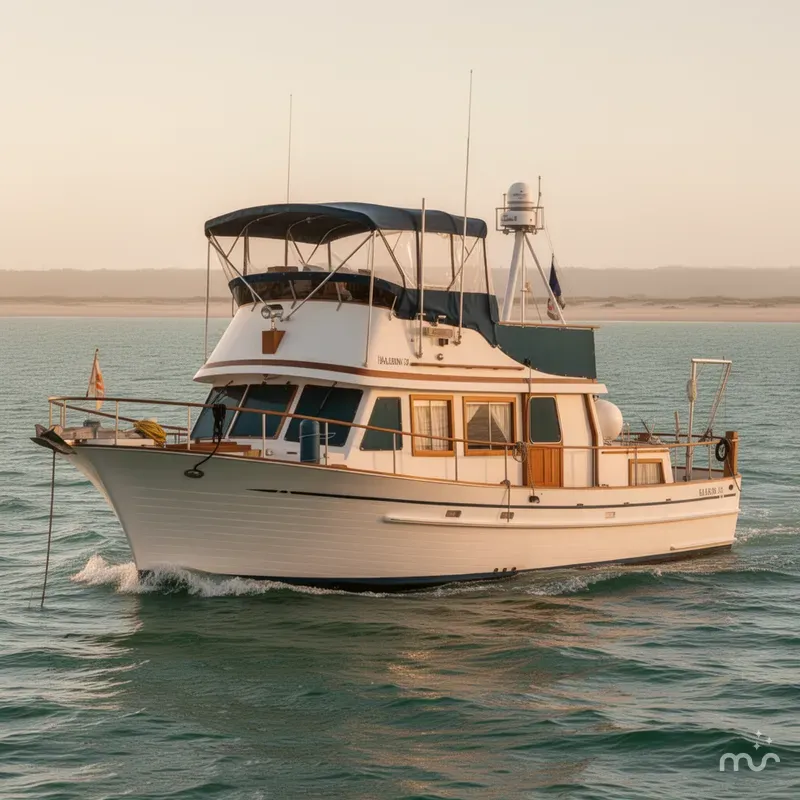 Slide: The Image of Albin 36 Trawler 1985 - 2