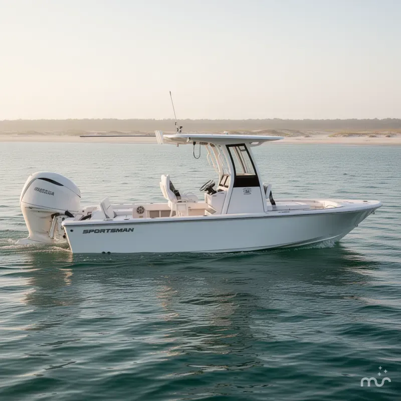 Slide: The Image of Sportsman Masters 247OE Bay Boat 2026 - 2