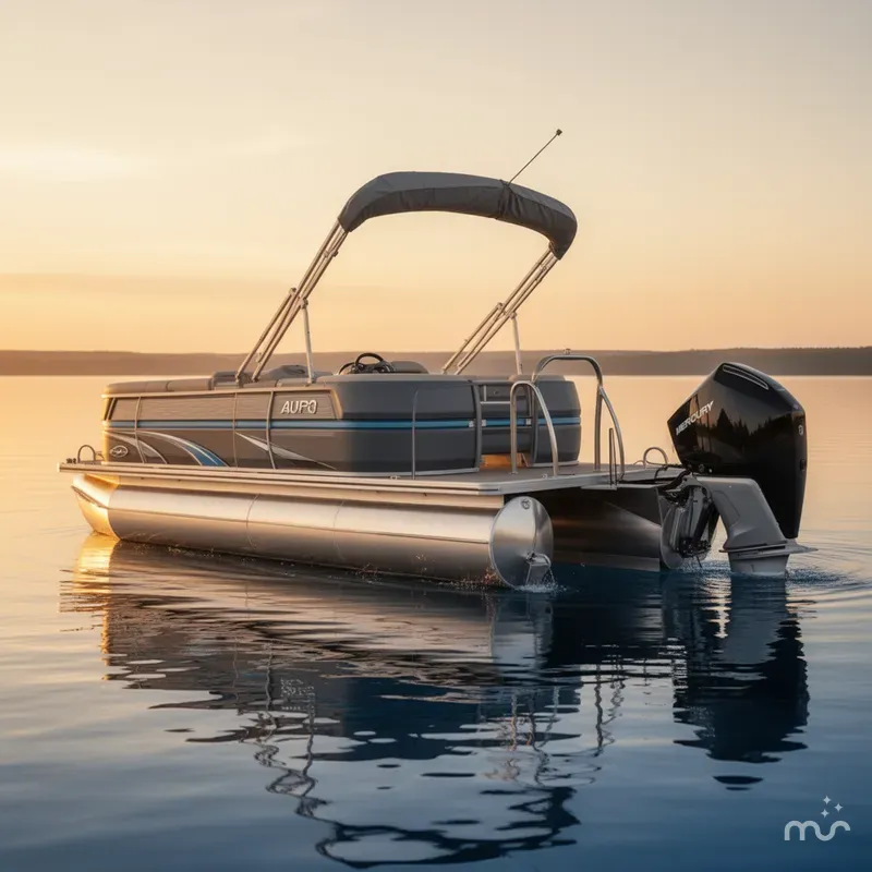 Slide: The Image of Aura Pontoons 23FT 2026 - 2