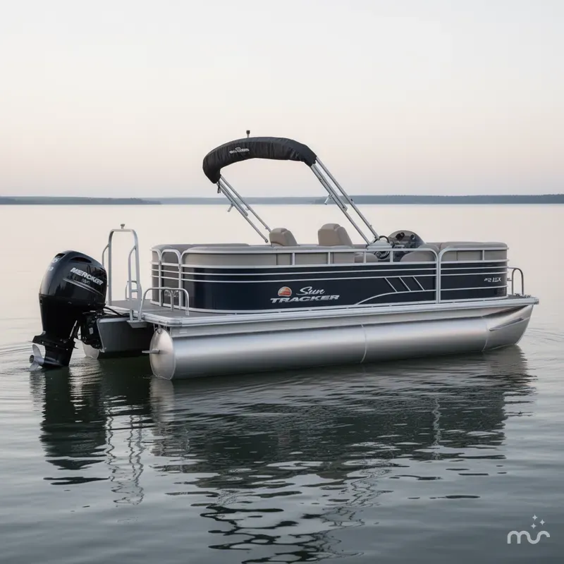 The Image of Sun Tracker Party Barge 22 DLX 2022 - 0
