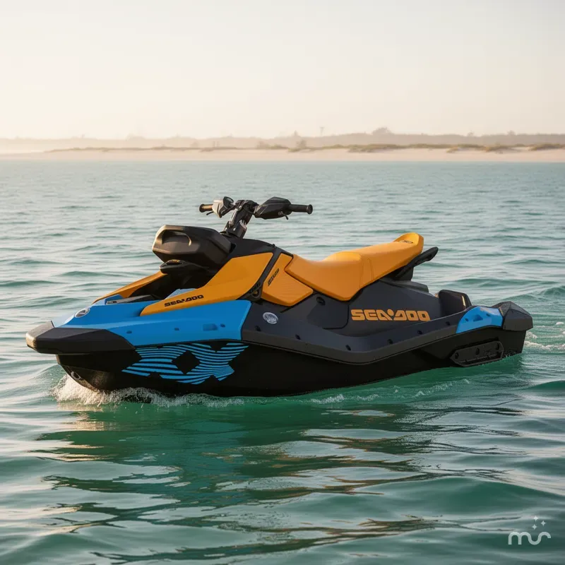 Slide: The Image of Sea-Doo Spark Trixx for 3 iBR and Audio in option 2026 - 2