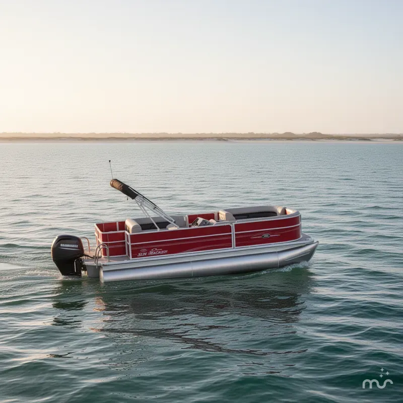 Slide: The Image of Sun Tracker Party Barge 20 DLX 2026 - 2