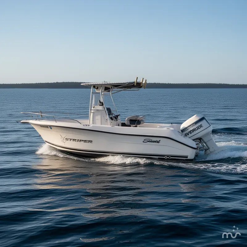 Slide: The Image of Seaswirl 2101 Center Console O/B 2002 - 4