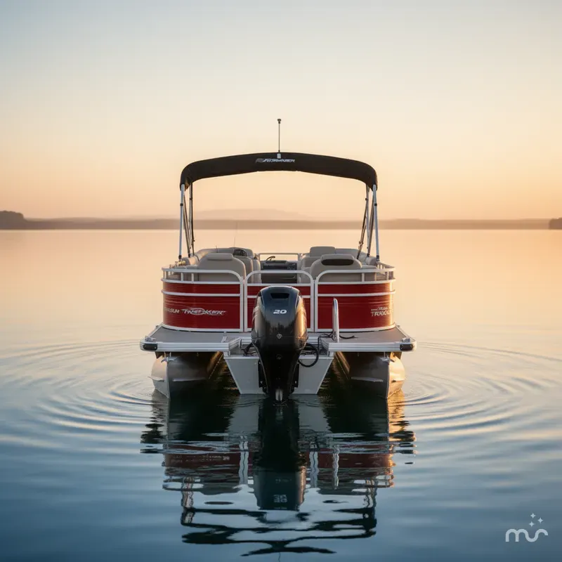 Slide: The Image of Sun Tracker Fishin' Barge 22 DLX 2026 - 3