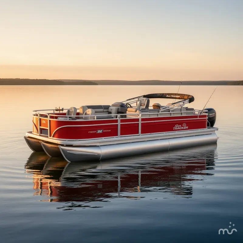 Slide: The Image of Sun Tracker Fishin' Barge 22 DLX 2026 - 4