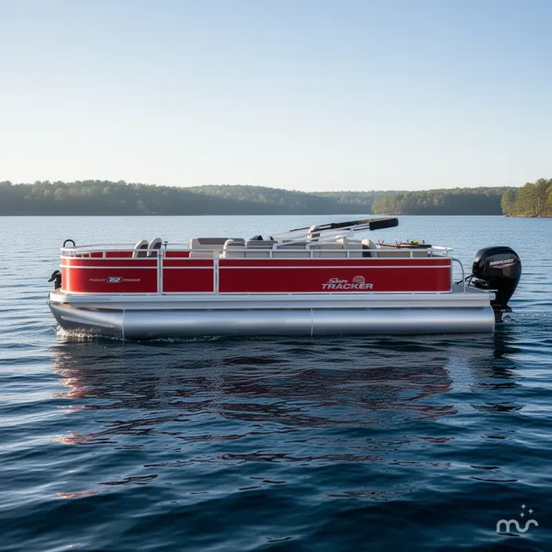 Slide: The Image of Sun Tracker Fishin' Barge 22 DLX 2026 - 2
