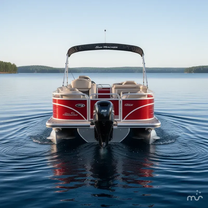 Slide: The Image of Sun Tracker Fishin' Barge 22 DLX 2026 - 3