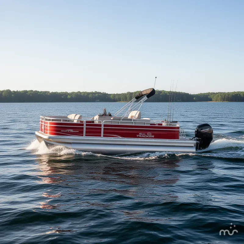 Slide: The Image of Sun Tracker Fishin' Barge 22 DLX 2026 - 4
